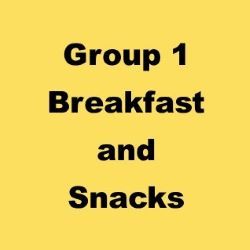 DRY - Group 1 - Breakfast & Snacks